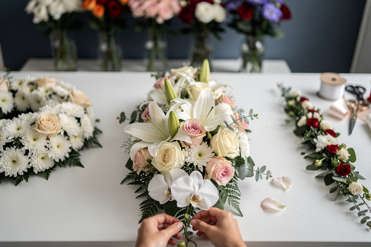 Onoranze Funebri Polistena composizioni floreali personalizzate e allestimenti per funerali